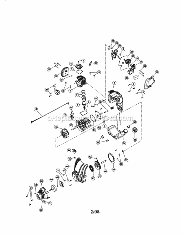 Page A Diagram and Parts List for 316791940  Craftsman Trimmer