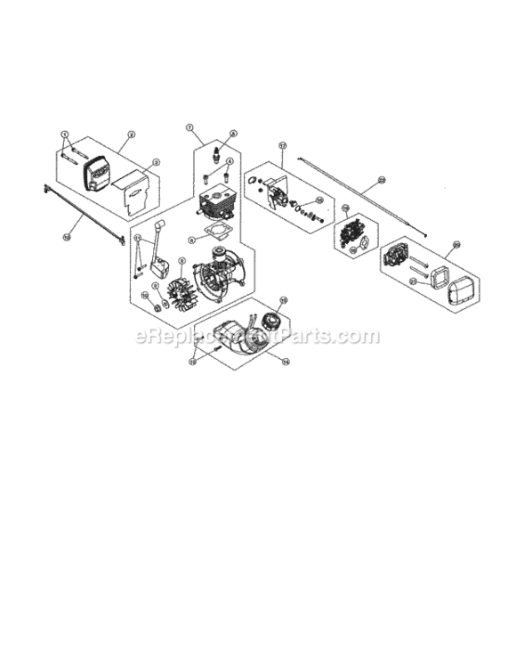 Page B Diagram and Parts List for 316794720  Craftsman Leaf Blower / Vacuum