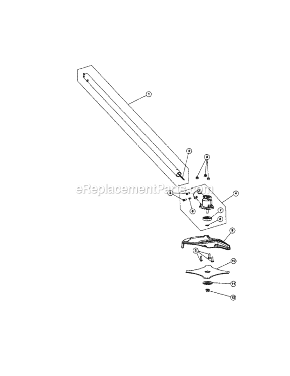Page C Diagram and Parts List for 316795861  Craftsman Trimmer