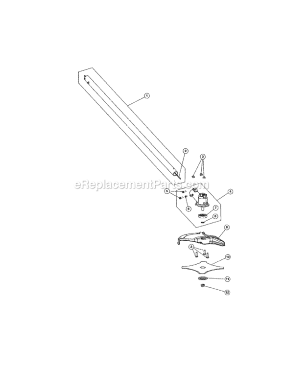 Page F Diagram and Parts List for 316795861  Craftsman Trimmer