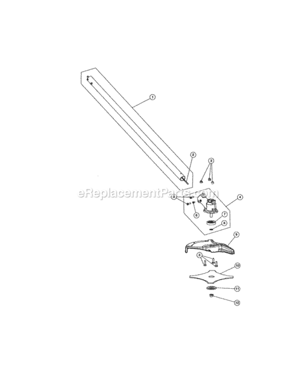 Page I Diagram and Parts List for 316795861  Craftsman Trimmer