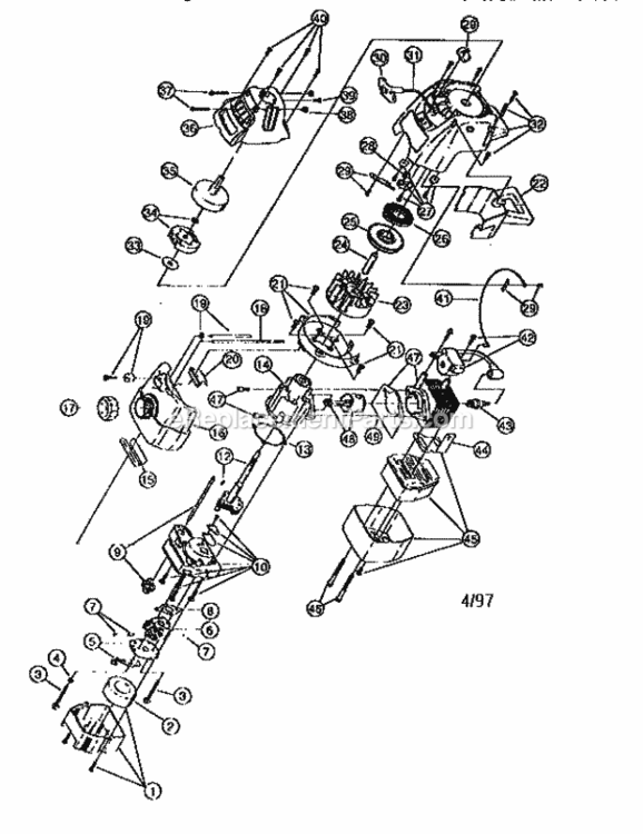 Page A Diagram and Parts List for 316798240  Craftsman Trimmer