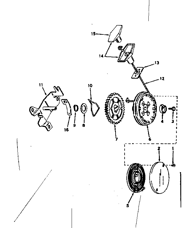 Side Mount Rewind Starter Diagram and Parts List for 143184302  Craftsman Engine