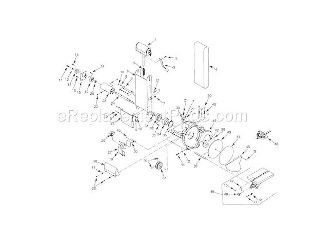 Belt And Disc - 351.21569... Diagram and Parts List for 351215690  Craftsman Sander Polisher