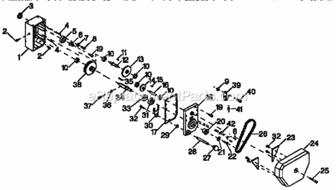 Page A Diagram and Parts List for 35123374  Craftsman Planer Jointer
