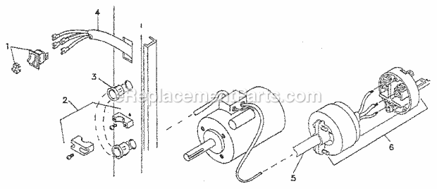 Page A Diagram and Parts List for 35124394  Craftsman Band Saw