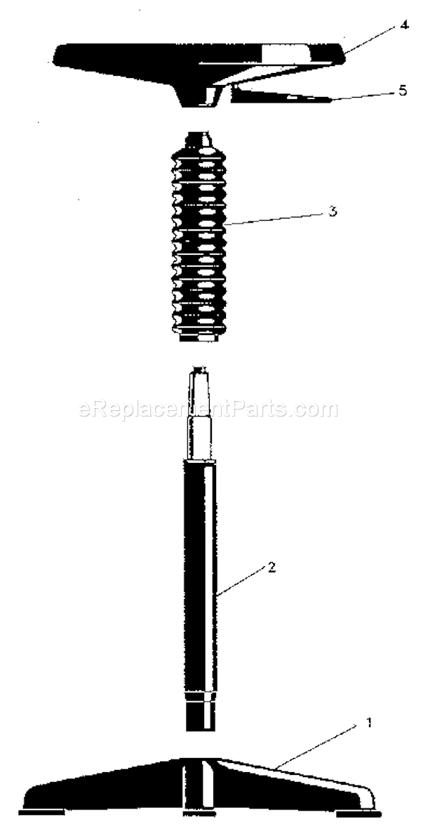 Unit Parts Diagram and Parts List for 35165584  Craftsman Workbench