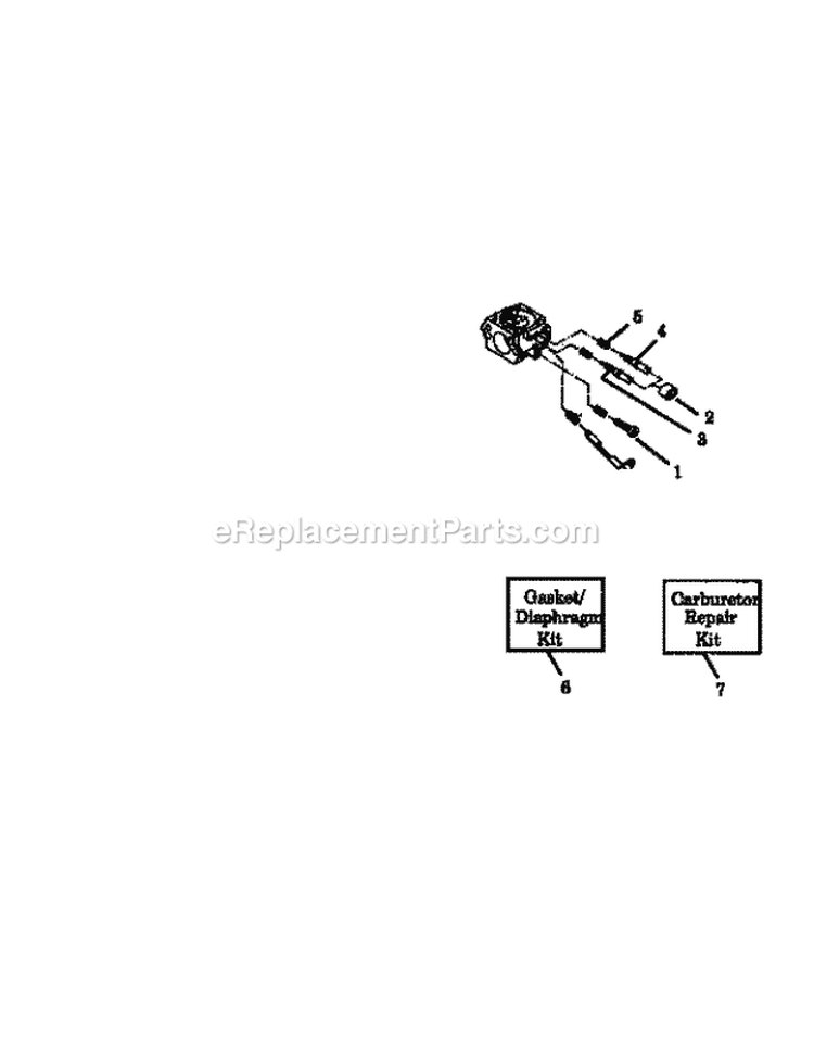 Page F Diagram and Parts List for 35494  Craftsman Chainsaw