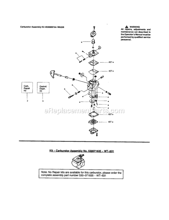 Page C Diagram and Parts List for 358348340  Craftsman Trimmer