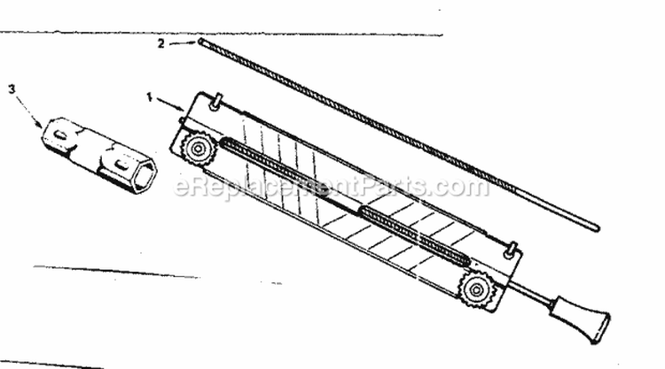 Page G Diagram and Parts List for 358350840  Craftsman Chainsaw