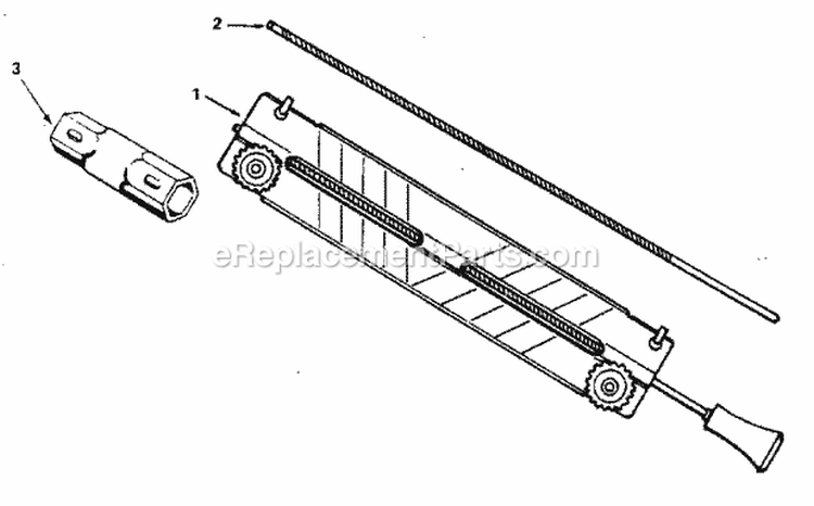 Maintenance Kit Diagram and Parts List for 358350960  Craftsman Chainsaw