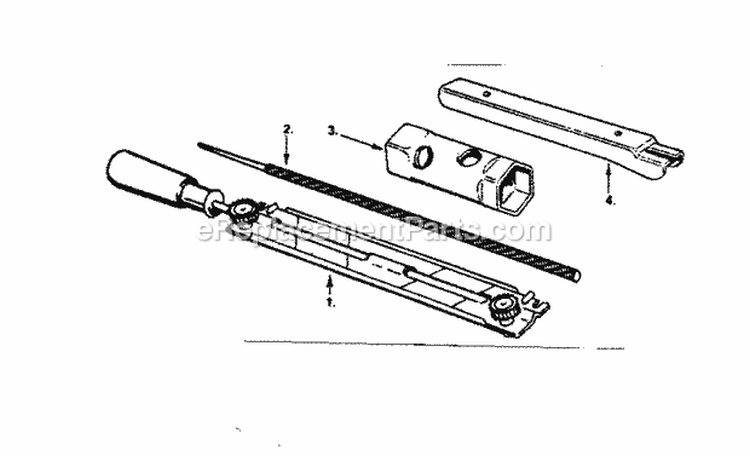 Maintenance Kit Diagram and Parts List for 358352050  Craftsman Chainsaw