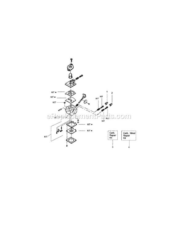 Page C Diagram and Parts List for 358744380  Craftsman Trimmer