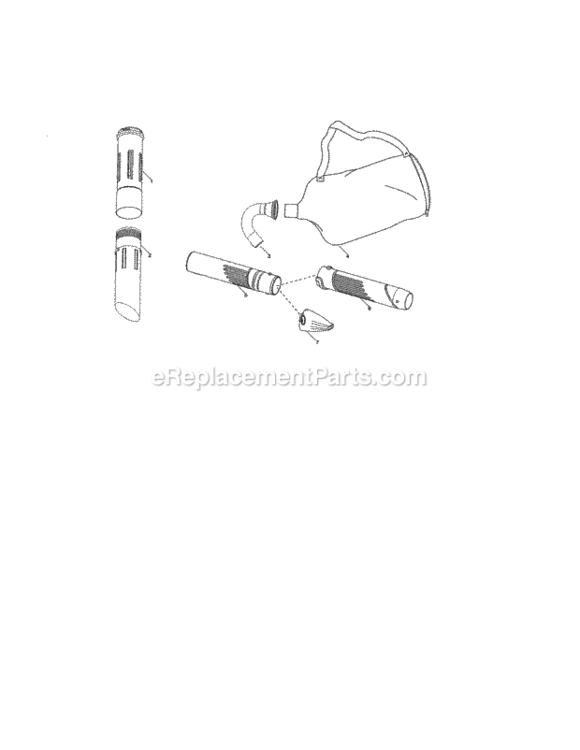 Page C Diagram and Parts List for 358794701  Craftsman Leaf Blower / Vacuum