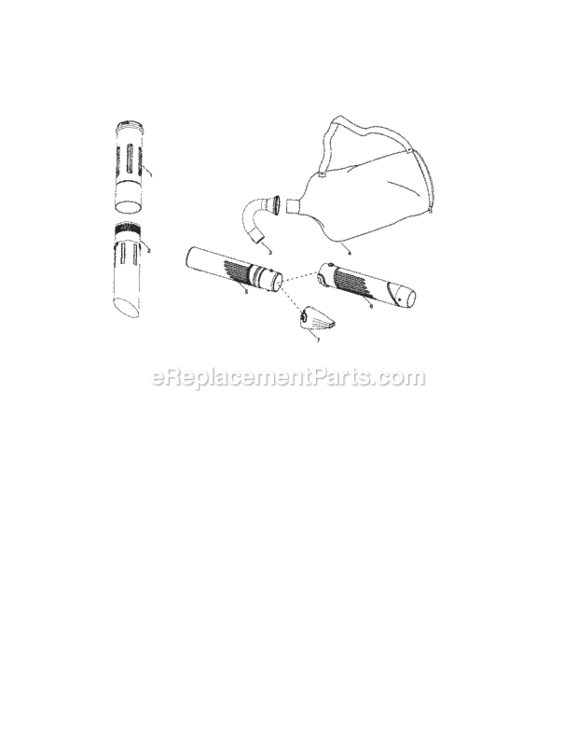Page C Diagram and Parts List for 358794744  Craftsman Leaf Blower / Vacuum