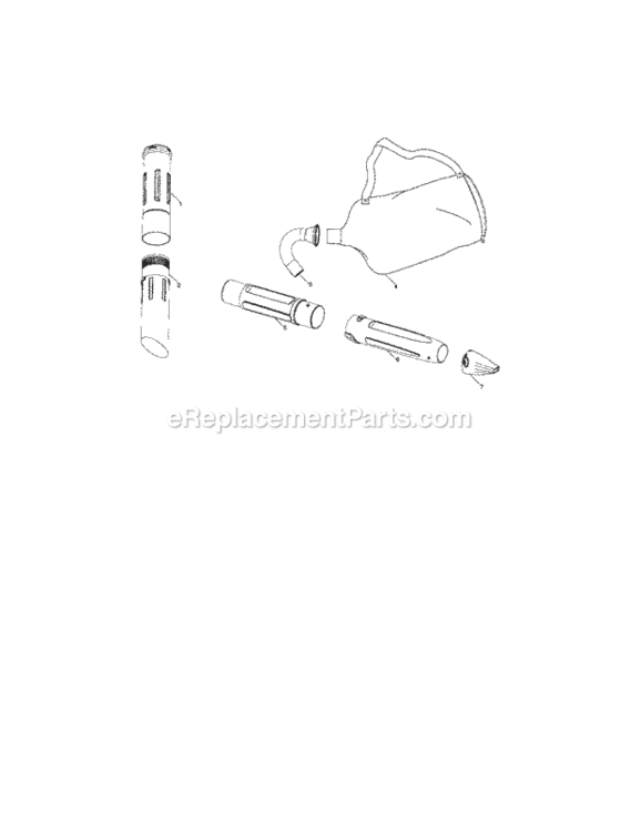 Page C Diagram and Parts List for 358794762  Craftsman Leaf Blower / Vacuum
