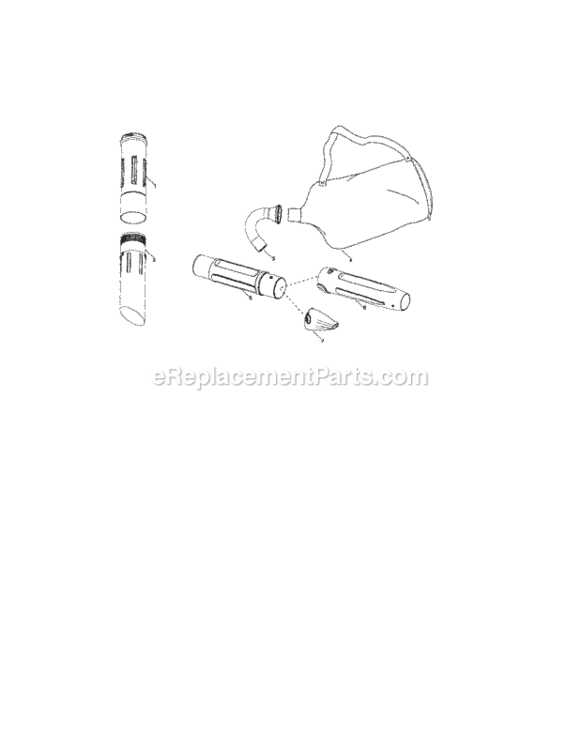 Page C Diagram and Parts List for 358794764  Craftsman Leaf Blower / Vacuum