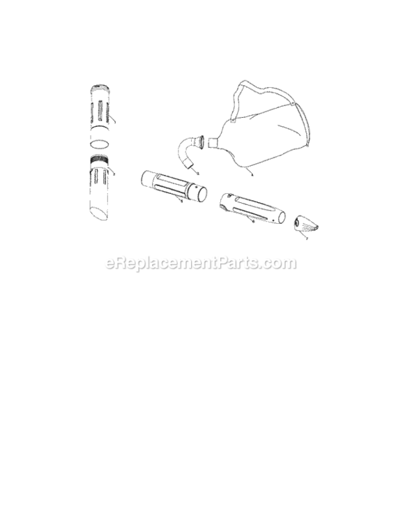 Page C Diagram and Parts List for 358794772  Craftsman Leaf Blower / Vacuum