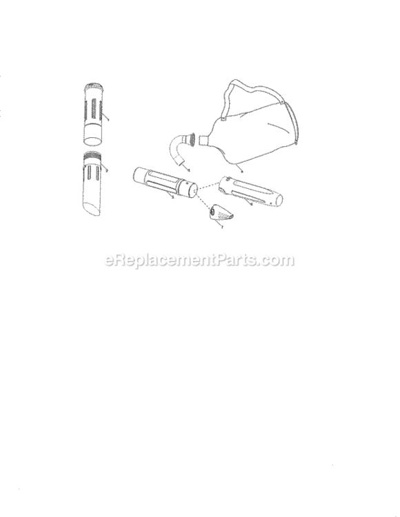 Page C Diagram and Parts List for 358794776  Craftsman Leaf Blower / Vacuum
