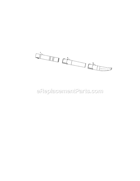 Page C Diagram and Parts List for 358794810  Craftsman Leaf Blower / Vacuum