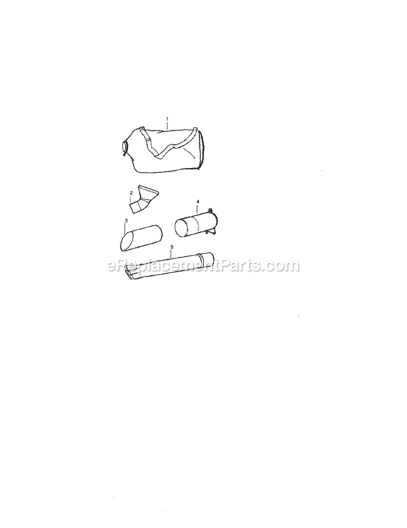 Page C Diagram and Parts List for 358794880  Craftsman Leaf Blower / Vacuum