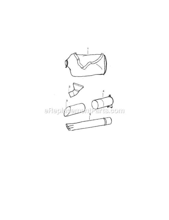 Page C Diagram and Parts List for 358794942  Craftsman Leaf Blower / Vacuum
