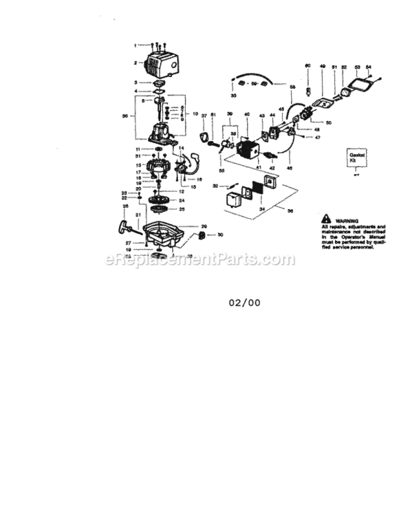Page A Diagram and Parts List for 358795330  Craftsman Hedge Trimmer
