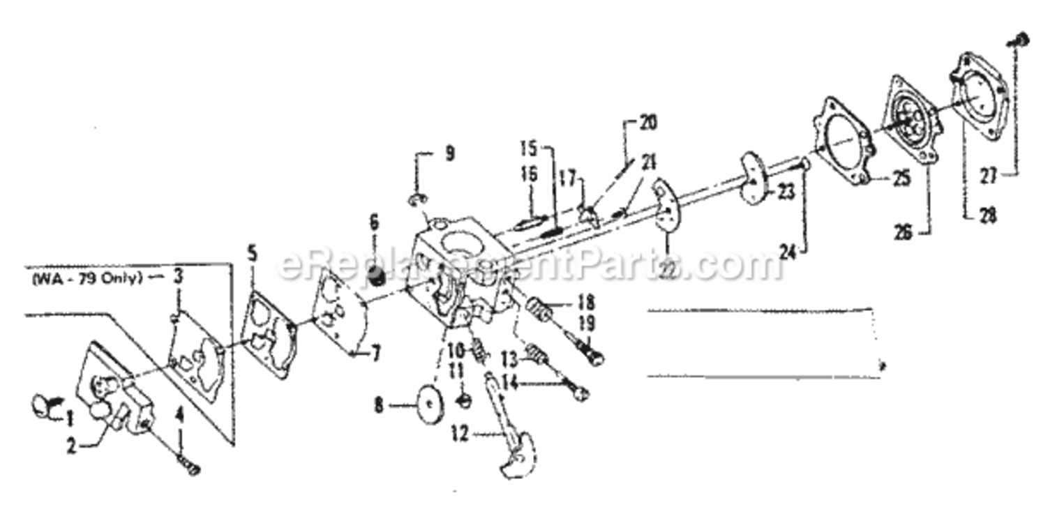 Page C Diagram and Parts List for 358795520  Craftsman Trimmer