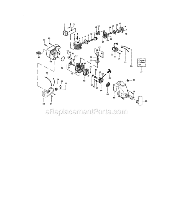 Page B Diagram and Parts List for 358795550  Craftsman Trimmer