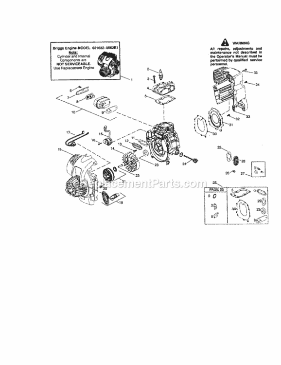 Page F Diagram and Parts List for 358796110  Craftsman Trimmer