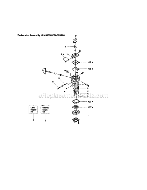 Page C Diagram and Parts List for 358796200  Craftsman Trimmer