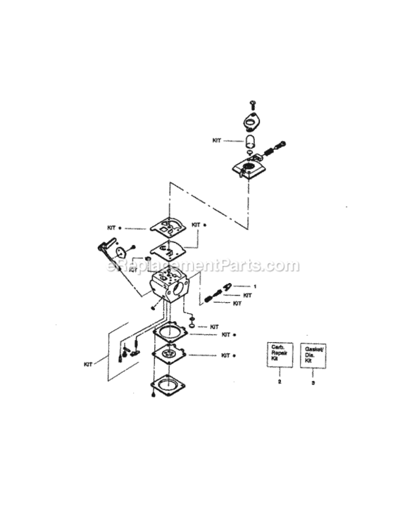 Page C Diagram and Parts List for 358797201  Craftsman Leaf Blower / Vacuum
