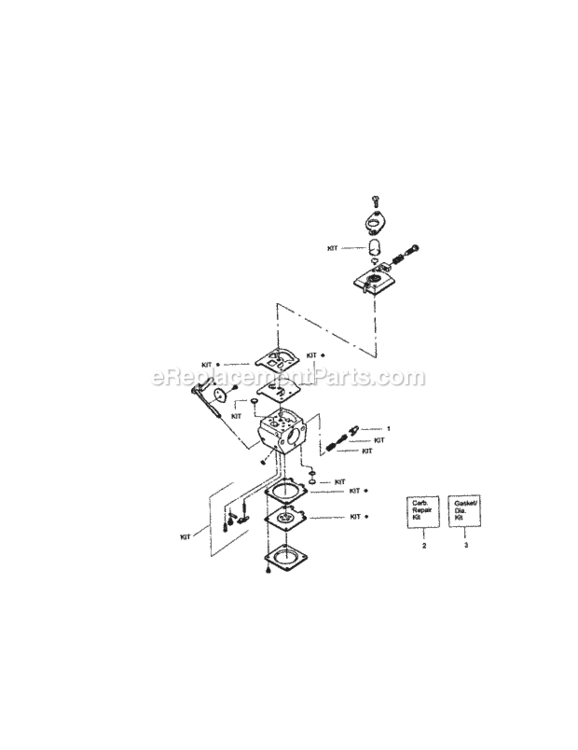 Page C Diagram and Parts List for 358797203  Craftsman Leaf Blower / Vacuum