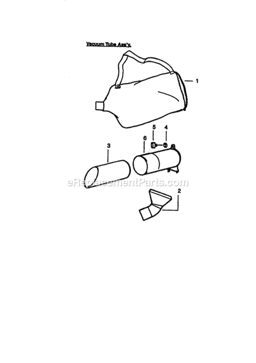 Page D Diagram and Parts List for 358797931  Craftsman Leaf Blower / Vacuum