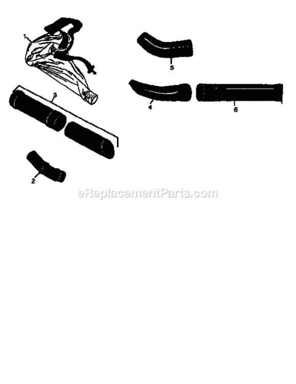 Page C Diagram and Parts List for 358797951  Craftsman Leaf Blower / Vacuum