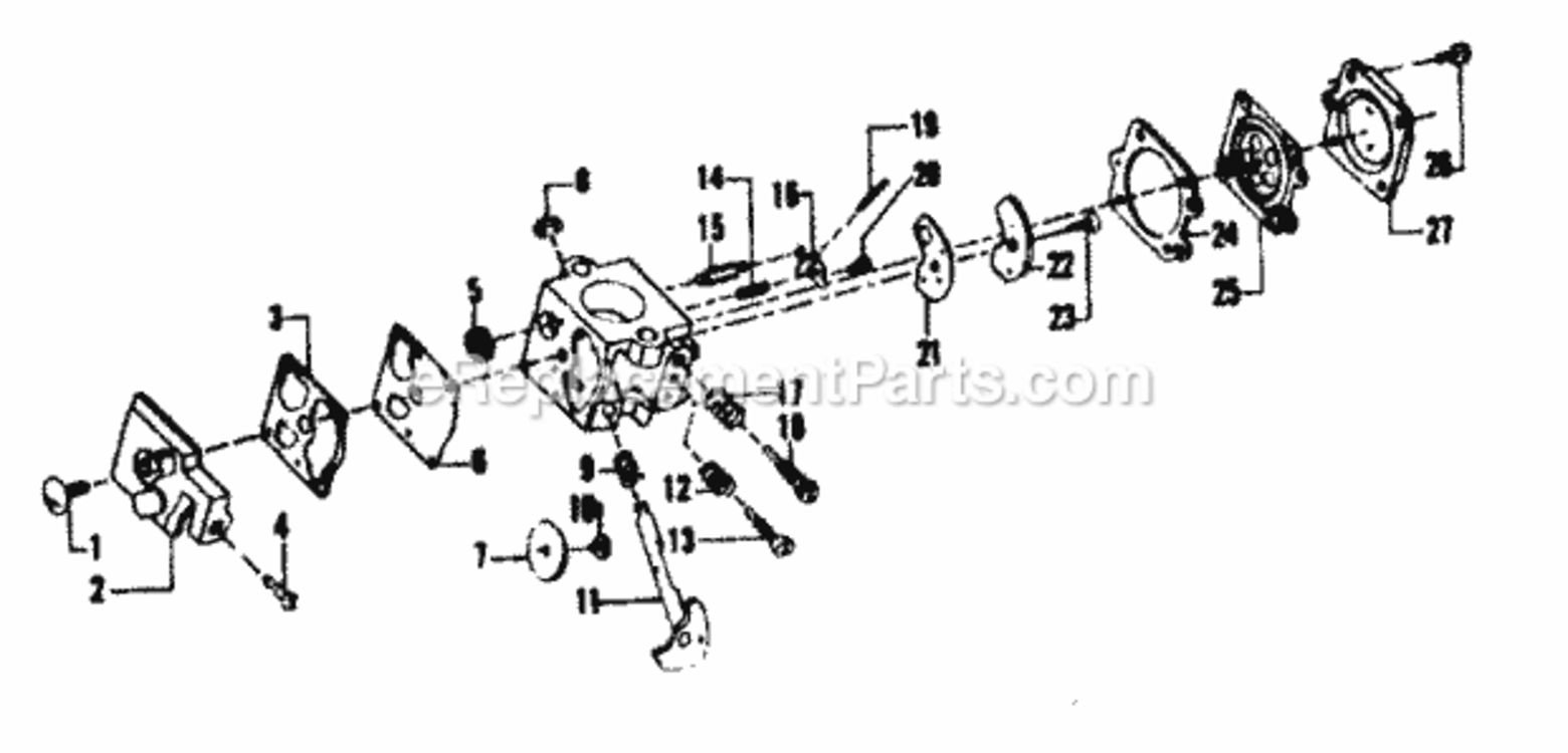 Page D Diagram and Parts List for 358798141  Craftsman Trimmer