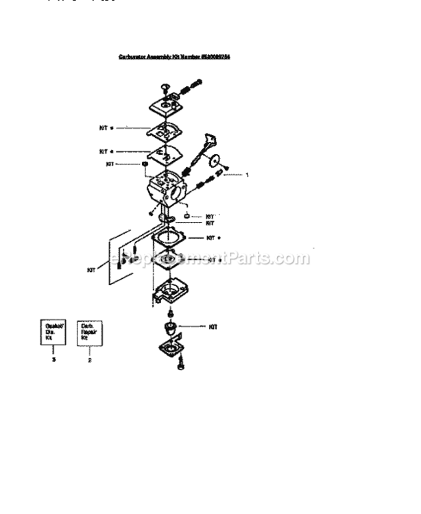 Page F Diagram and Parts List for 358798210  Craftsman Trimmer