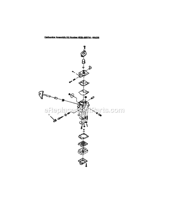 Page C Diagram and Parts List for 358798540  Craftsman Trimmer