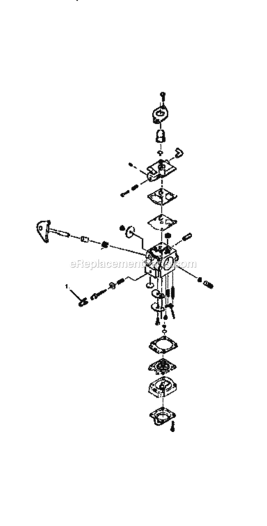 Page C Diagram and Parts List for 358798550  Craftsman Trimmer
