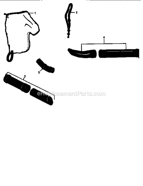 Page C Diagram and Parts List for 358798980  Craftsman Leaf Blower / Vacuum