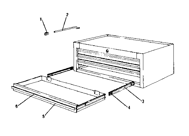 Unit Parts Diagram and Parts List for 706652251  Craftsman Tool Stand & Cart