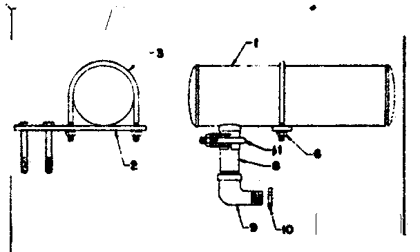 Muffler Assembly Diagram and Parts List for 580321519  Craftsman Engine