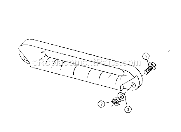 Hawse Type Fairlead Diagram and Parts List for 3906  Craftsman Hoist & Winch