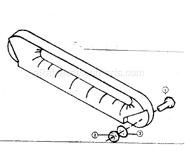 Hawse Type Fairlead Diagram and Parts List for 3919  Craftsman Hoist & Winch