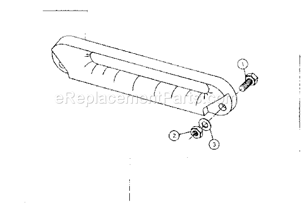 Hawse Type Fairlead Diagram and Parts List for 3936  Craftsman Hoist & Winch