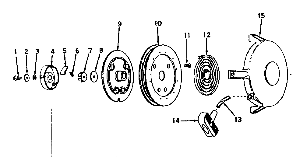Rewind Starter No. 590405 Diagram and Parts List for 143569052  Craftsman Engine