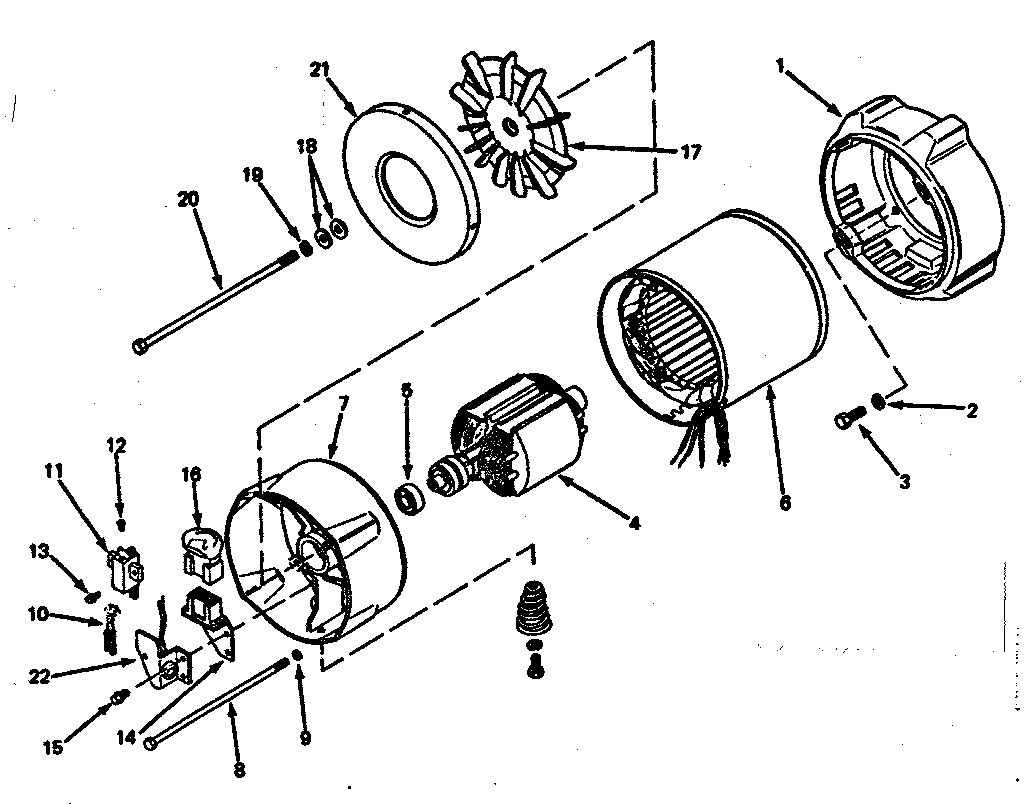 Alternator Diagram and Parts List for 580321851  Craftsman Engine