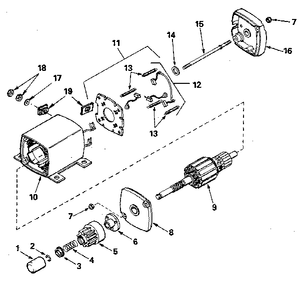 Replacement Parts Diagram and Parts List for 143406072  Craftsman Engine