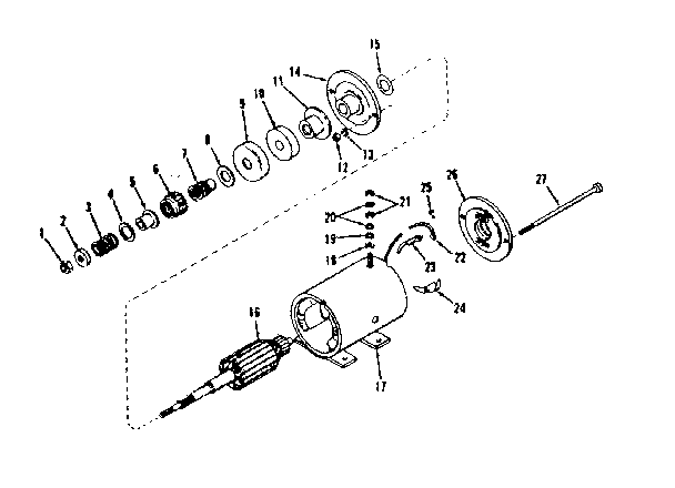 Starter Diagram and Parts List for 143126031  Craftsman Engine