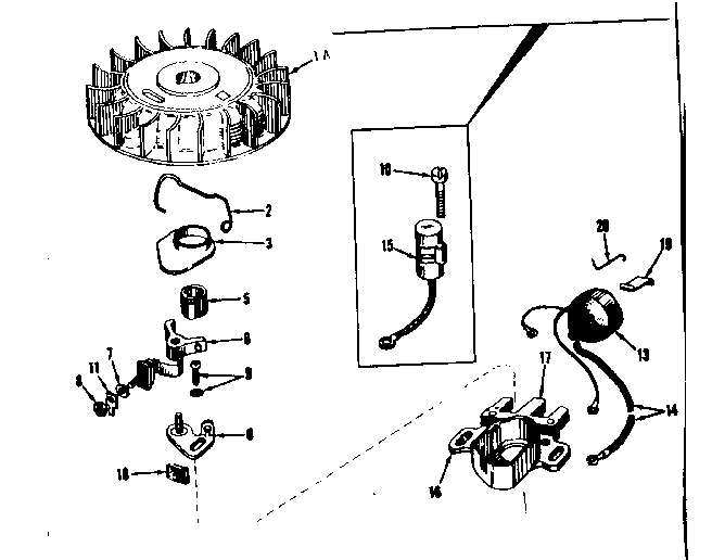 Carburetor No. 630989 Diagram and Parts List for 143531052  Craftsman Engine